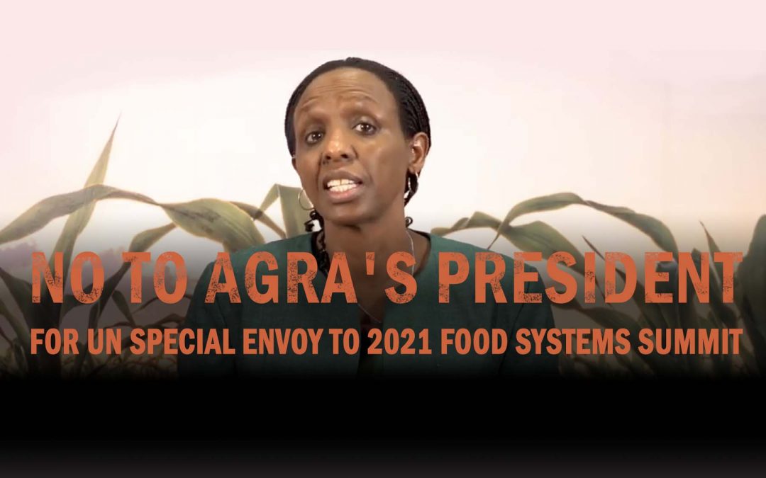 Call to Revoke AGRA’s Agnes Kalibata as Special Envoy to 2021 UN Food Systems Summit
